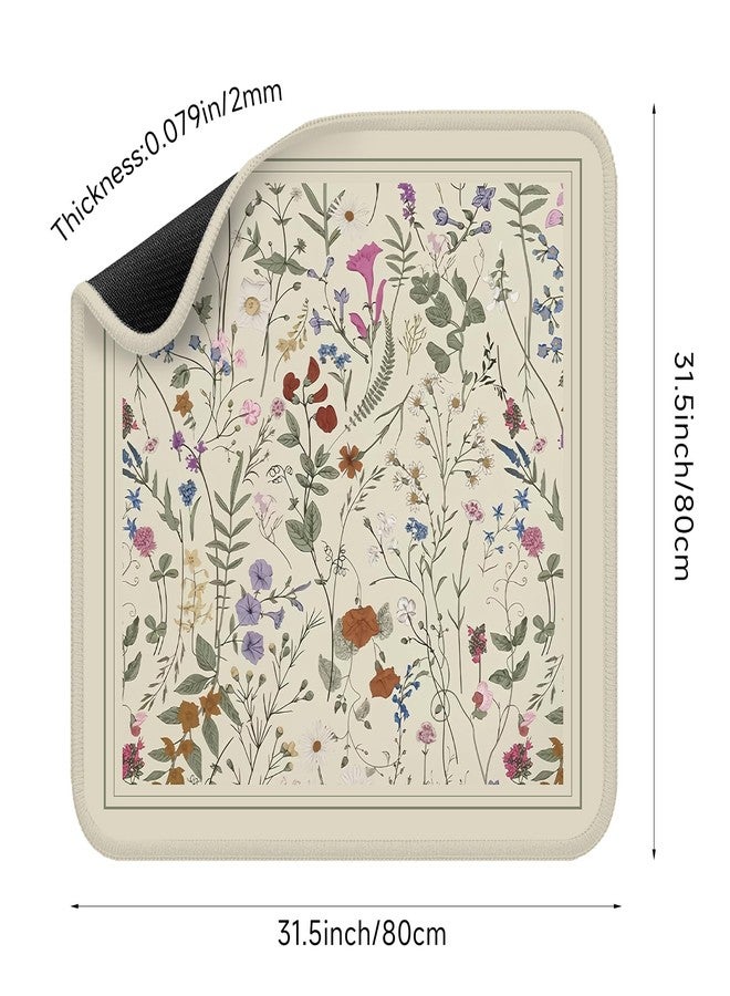 molovsiny Mahjong Mat for Table, Durable Mahjong Table Cover with Unique Design, Premium Mahjong Accessories, Perfect Mahjong Gifts for Women, Game Mat for Mahjong and Board Game Enthusiasts Ethereal Blossom - Image 2